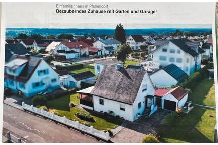 Bezauberndes Einfamilienhaus mit Garten und Garage zu verkauten - Pfullendorf