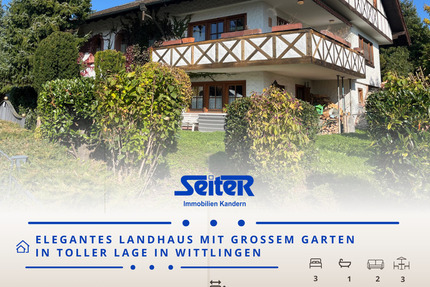 Kurzfristig verfügbar: Landhaus mit Garten in toller Lage in Wittlingen