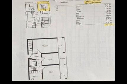 Wohnung Umkirch - 230.000,00&nbsp;EUR Kaufpreis, ca.&nbsp; 77,41&nbsp;m&sup2; in Freiburg im Breisgau (PLZ: 79111) Lehen