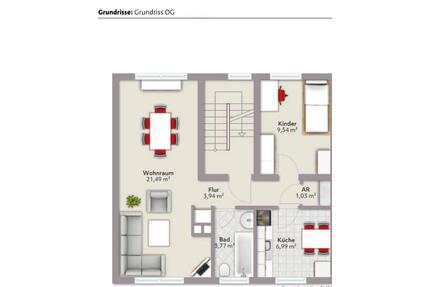 Maisonette Wohnung 89m2 mit Garten zentraler Lage von Bocholt