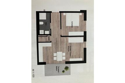 Moderne neuw.2 Zimmer Wohnung mit Küche - Walldürn