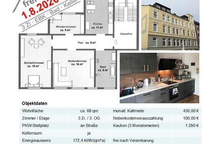Ruhige 3 Zi.-DG-Wohnung mit EBK in City-Lage - Wilhelmshaven