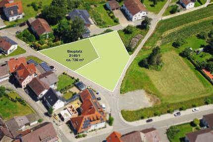 Attraktiver Bauplatz mit Baugenehmigung für ein EFH in ruhiger und begehrter Wohnlage - Hohentengen Ortsbereich