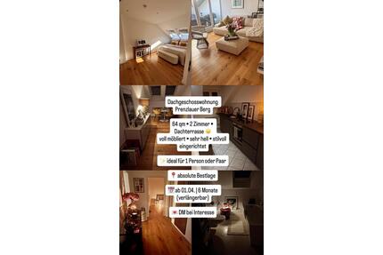 Vollmöblierte 64qm - Prenzlauer Berg - Berlin Charlottenburg-Wilmersdorf