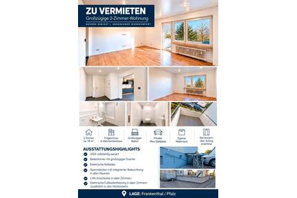 Großzügige 2-Zimmerwohnung – modern saniert - Frankenthal (Pfalz)