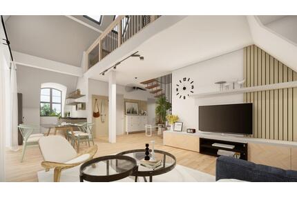 2-R-Galeriewohnung mit Loggia - 1.097,00&nbsp;EUR Kaltmiete, ca.&nbsp; 78,37&nbsp;m&sup2; in Halle (Saale) (PLZ: 06116) Büschdorf