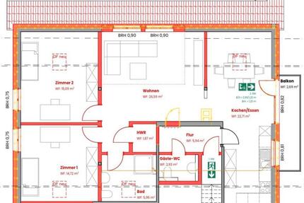 Wohnung in Laggenbeck zu vermieten - Ibbenbüren Bockraden