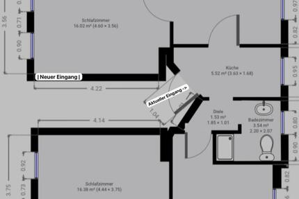 Gemütliche 4 Raum Wohnung mit individuellen Schnitt in Helbra