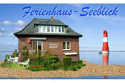 Ferienhaus Seeblick im Nordsee-Bad Dangast mit Hund beim Strand - Varel