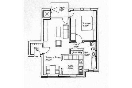 Wohnung zum Mieten in Düsseldorf 399,71 € 60.41 m²
