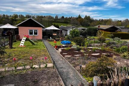 Schöner Pachtgarten mit massiver Laube - Werdau