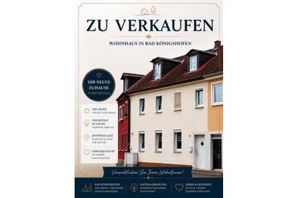 Wohnhaus mit Scheune, Innenhof und Garagen - Bad Königshofen im Grabfeld