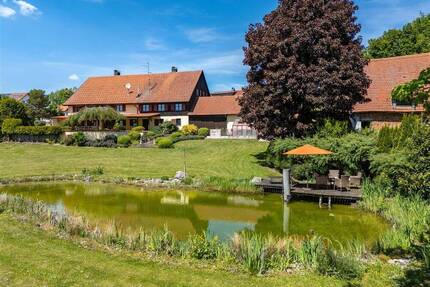 Großzügiges, liebevoll (2004) saniertes Einfamilienhaus mit herrlichem Alpenblick - Bad Wurzach