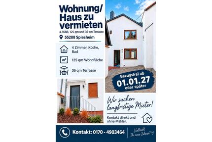 Haus zu vermieten in Spiesheim Ortskern - Armsheim