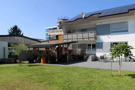 Saniertes Geschäfts- und Wohngebäude mit Nachverdichtungspotential im Gewerbegebiet Walldorf