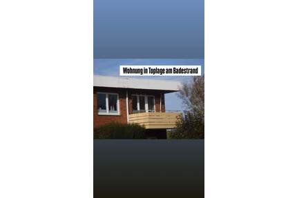 Eckwohnung mit Deichblick in Toplage am Badestrand | 1,5 Zimmer Wohnung - Friedrichskoog