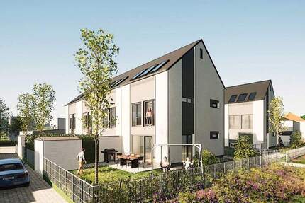 Wir bauen für Sie - Ihr Reihenendhaus in idyllischer Lage nahe dem Zwenkauer See