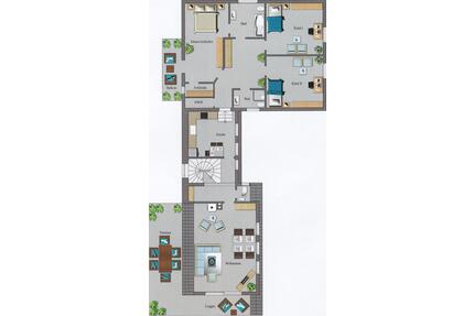5 Zimmerwohnung mit Dachterrasse zu vermieten - Münster Gievenbeck