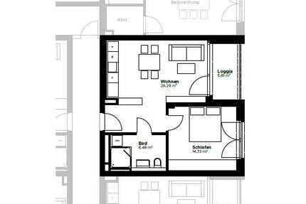 Wohnung zum Mieten in München 1.750,00 € 50.58 m²