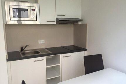Moderne 1-Zimmer-Wohnung möbliert Terrasse EBK SpüMa WaTr - Nürnberg Gleißhammer