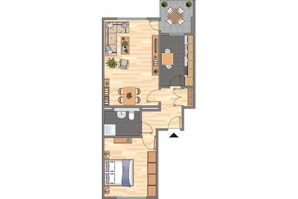 Wohnung zum Mieten in Weißenthurm 262,00 € 41.74 m²