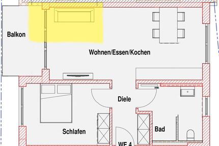 Exklusive 2 Zimmer-Wohnung mit Balkon in Butzbach