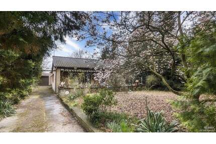 Einfamilienhaus und Garage auf großem Grundstück in Berlin-Karow