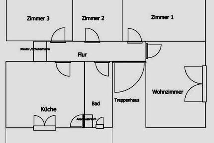 4-Zimmer Wohnung in Borsum - 680,00&nbsp;EUR Kaltmiete, ca.&nbsp; 93,00&nbsp;m&sup2; in Harsum (PLZ: 31177)