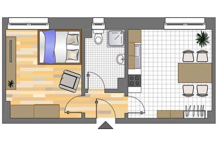 Wohnung zum Mieten in Dortmund 130,94 € 33.96 m²