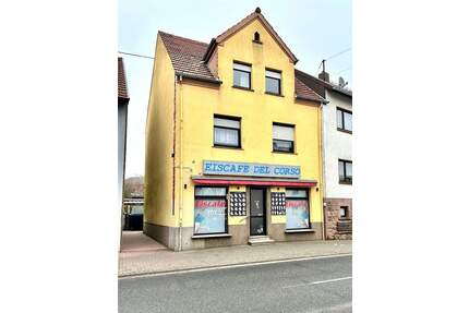 Merchweiler: 1 Fam.-Haus mit Ladenlokal in zentraler Lage!