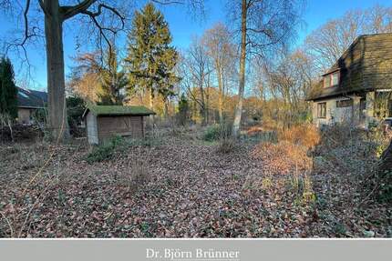 Natur pur direkt nebenan und dennoch zu Fuß zur U1 – Idyllisches Grundstück in ruhiger Lage - Hamburg Wohldorf-Ohlstedt