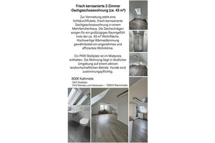 Dachgeschosswohnung zu vermieten - Barsbüttel