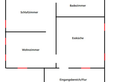 Mietwohnung Büdingen Kernstadt - 600,00&nbsp;EUR Kaltmiete, ca.&nbsp; 80,00&nbsp;m&sup2; in Büdingen (PLZ: 63654)