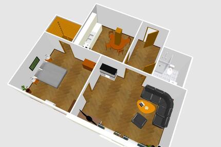 großzügige helle 2 Raum Wohnung Zweiraumwohnung 450,00€ 75qm - Neustadt in Sachsen