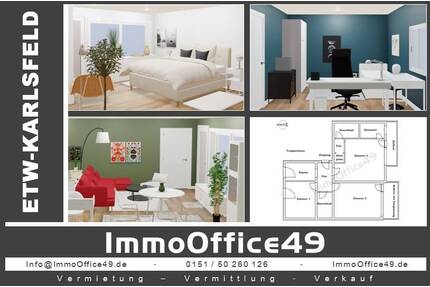 ImmoOffice49 - SANIERTE WOHNUNG - WOHNEN VOR DEN TOREN VON MÜNCHEN - Karlsfeld