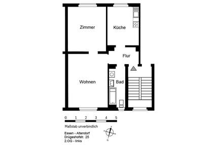 2-Zimmer-Wohnung in Essen Altendorf