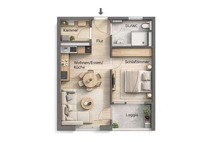 Wohnung zum Kaufen in Potsdam 284.900,00 € 48.1 m²