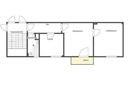 Wohnung zum Mieten in Ludwigshafen am Rhein 400,00 € 45.48 m²