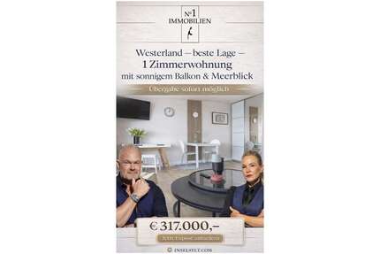Wohnung zum Kaufen in Westerland 325.000,00 € 35 m²