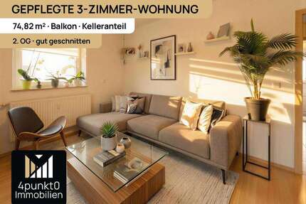 Wohnung zum Kaufen in Augsburg Lechhausen 239.000,00 € 74.83 m² - Augsburg / Lechhausen