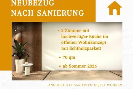 70 qm, hochwertig saniert inkl. Einbauküche und Echtholzparkett - Steimel