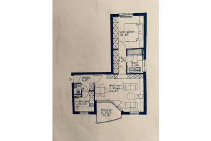 Wohnung zum Mieten in Stuttgart 780,00 € 60 m²