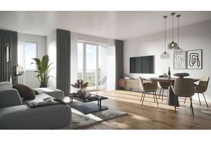 HERZOG LUDWIG: Ästhetisch - modern - großzügig: 2,5-Zimmer-Cityloft im Erdinger Zentrum