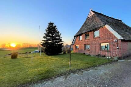 Sanierungsbedürftiges Reetdachhaus in Hamburg-Kirchwerder am Elbdeich