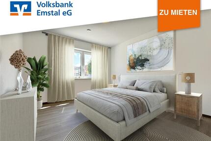 2-ZKB-Erdgeschosswohnung in zentraler Lage von Lathen mit Terrasse und Gartenanteil zu mieten!