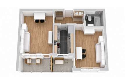 Wohnung zum Kaufen in Singen 160.000,00 € 50.4 m²