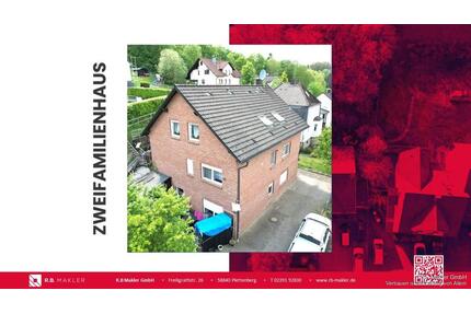 R.B. Makler: Investieren Sie in Ihre Zukunft - Zweifamilienhaus in Plettenberg