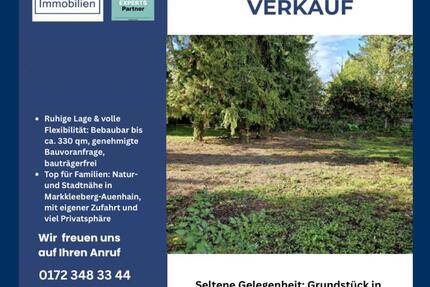 Seltene Gelegenheit: Grundstück in zweiter Reihe mit bestätigter Bauvoranfrage und eigener Zufahrt - Markkleeberg