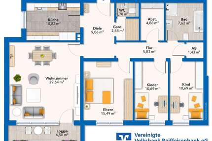 Wohnung zum Kaufen in Trier 249.000,00 € 109.08 m²