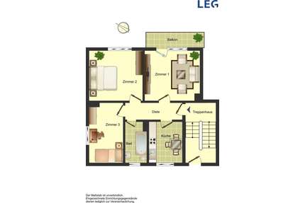 Wohnung zum Mieten in Bergkamen 429,00 € 57 m²